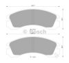 MAZDA 1V3R3328Z Brake Pad Set, disc brake